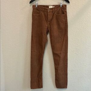 Club Monaco Men's Brown Corduroy Pants